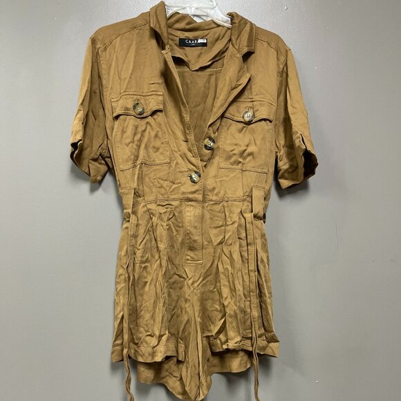 Caara Canosa Romper Light Brown Size Medium NWOT - Picture 1 of 2